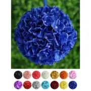 8 pcs 7" Artificial Hydrangea Kissing Flower Ball Wedding Decorations Bouquets