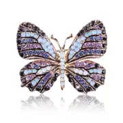 Heytea Golden Monarch Butterfly Crystal Pin/Brooch