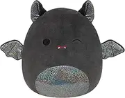 Squishmallows Original 8-Inch Emily Bat with Sparkly Ears and Belly - Medium-Sized Ultrasoft Official Jazwares Plush