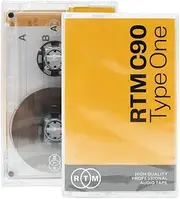 RTM C90 | Type One 90 Minute Blank Music Cassette | Ideal for Audio Recording | Studio Quality | Single Cassette