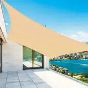 420D Waterproof Square Rectangular Shade Sail, Outdoor Garden Pool Awning