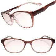 Modern Mens Womens Brown 2.75 Reading Glasses Reader