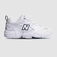 在飛比找Yahoo奇摩拍賣-7-11運費0元優惠優惠-【QUEST】NEW BALANCE 608 全白 白底黑字