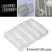 Transparent Coin Boxes 1oz Capsules Cases Commemorative Coins Brand New