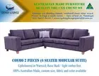 AUSTRALIAN MADE Cosmo 2 pieces Corner Lounge Modular Sofa
