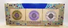L'Occitane en Provence Soap Trio Verbena Lavender Milk Bar Soap New in Box