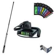 UNIDEN UH5000 UHF MICRO 5 WATT 80CH CB RADIO+6.5DBi FGLASS ANTENNA PACK+Z MOUNT