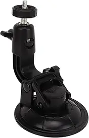 Suction Cup Car Mount for GoproHero 11 10 9 8 7 6 Action Camera, Mobile Phone Bracket Holder for Windshield Window Dashboard with Phone Clip Screw Adapter, 360 Rotation