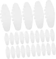 [WOONEKY] 50pcs Cardboard Hat Holder for Baseball Cap Shapers Hat Liner Paperboard Easy Shape Preservation White