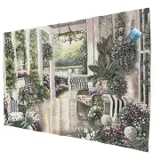 Sunday Afternoon II on The Porch Grande Tapestry Wall Hanging ~ Art Betsy Brown
