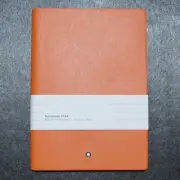 MONTBLANC Notebook 146 Manganese Orange 124021 Leather Very Rare Price