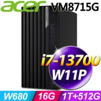 在飛比找PChome24h購物優惠-(商用)Acer VM8715G(i7-13700/16G/