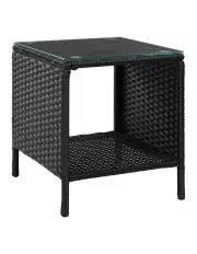 [Gardeon] Side Table Coffee in Black