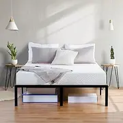 [Olee Sleep] Full Mattress, 9 Inch Gel Memory Foam Mattress, Gel Infused for Comfort and Pressure Relief, CertiPUR-US Certified, Bed-in-a-Box, Medium Firm, Full Size, White