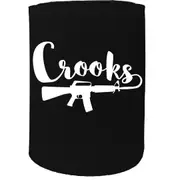 Alcohol Stubby Holder - Crooks Gangster - Funny Novelty Birthday Gift Joke Beer Can Bottle