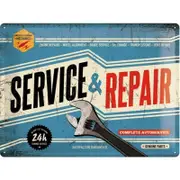 Service & Repair Sign 30x40cm by Nostalgic Art