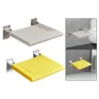 Folding Shower Seat Wall Mount Bath Stool for Children Adults Inside Shower