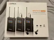 Comica CVM-WM100 Plus (A) Professional UHF Wireless Microphone System-NEW IN BOX