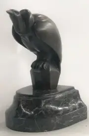 Bronze Statues Animal Sculptures Vulture Figurines Bird Home Deco Collection Art