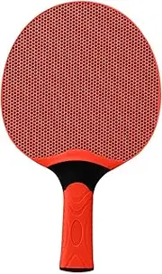 Rubber Table Tennis Paddles, Table Tennis Racket with Rubber Grip, Indoor Outdoor Racquet Game, Professional Racquet Sport Equipment for Kids and Adults, Durable Table Tennis Gear for Competitive