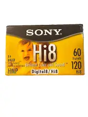 Sony Hi8 Digital Camcorder Tape New Unused Sealed in Plastic 60 Minutes@Digital8