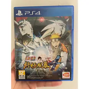 PS4 火影忍者終極風暴4中文版「二手良品」