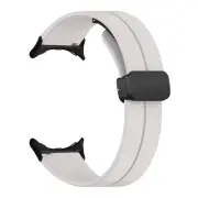 Silicone Watch Bands Soft Elastic Smartwatch Strap With Magnetic Folding Buc BX5