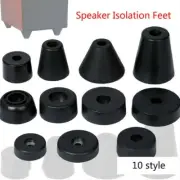 4 Pcs Rubber Speaker AMP CD Isolation Damper Feet Stand Subwoofer Pads Foot Kits