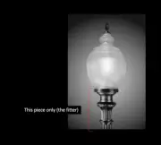 New Vintage Single Street Light Pole Lamp BASE ONLY Light Antique LED