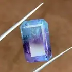 25.10ct Natural By Colour Flourite Gemstone Emerald Cut