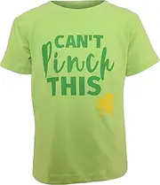[Unique Baby] Boys St. Patrick's Day Can't Pinch This Short Sleeve T-Shirt