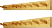 Coat Rack Wall Mounted, 10 Hooks, 38" Long Coat Hanger Wall Mount, Peg Rail Hat