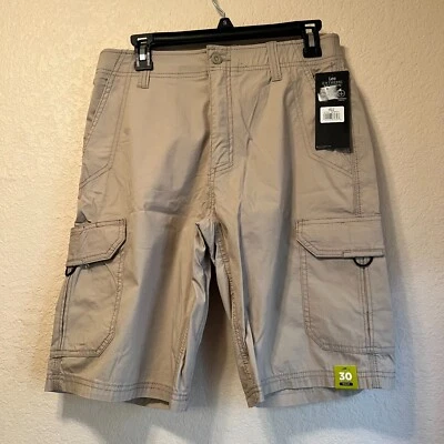 Lee mens Extreme Motion Crossroad Cargo Shorts, Stone, 30 US