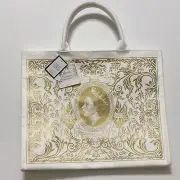 Harrods Knightsbridge London Queen Elizabeth Bag Reign White Gold 1952 2022 New