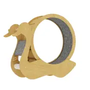 Swan Cat Treadmill Exercise Wheel Cat Roller Toy Interactive Fitness Play Tool