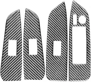 Power Window Switch Car Window Switch Panel Cover Trim Stickers Interior for Highlander 2013-2019