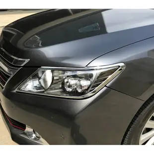 圓夢工廠 Toyota Camry 7代 2011~2014 改裝 鍍鉻銀 車燈框飾貼 前燈框 頭燈框 大燈框