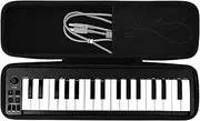 Khanka Hard Case for M-Audio Keystation Mini 32 MK3/Mk2 II Compact 32 Buttons USB MIDi Keyboard Controller (Bag Only), black, 44.5×12×4.5CM