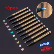 10 Colours Markers Set Pen Watercolour Brush Pens Twin Tip Art Drawing Colouring