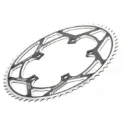 60T Single Speed 130BCD Chainwheel CNC Aluminum Alloy Folding Bike Bicycle Crankset Cycling Chain Ring BLACK COLOR