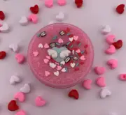 Yorkie Slime Shop - Snowfizz Valentine Slime With Charm - 3 Oz