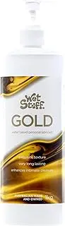 Gel Works Wet Stuff Gold 1kg, 2.5E+2 millilitre Water-Based Lubricant