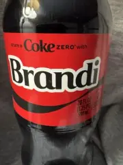 Share a Coke with Brandi 2025 Personalized Gift Coca~Cola Bottle 20oz Zero