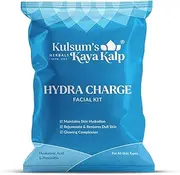 Kulsum’s Kaya Kalp Herbals Hydra Charge Facial Kit, 5 Step Facial Kit for Women & Men, Suitable for All Skin Types, Paraben- Free (Single Use)