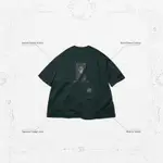 綠1號 GOOPI “K501-RT” NEW ORDER GRAPHIC TEE - DARK GREEN