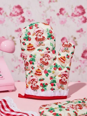 Strawberry Shortcake White Cute Kawaii Cookware Baking Kitchen Cooking Oven Mitt
