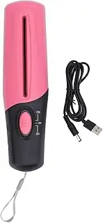 Portable Paper Shredder, Mini Electric USB Shredder 4 mm Strip Cut, 2 Sheet Capacity for Home Office, Compact Design with Forward/Reverse, Pink ABS Shredder