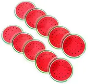 HONMEET 10pcs Fruit Pattern Eye Ice Packs Shape Eye Patches for Cooling Relief for Fatigue and Dryness for Indoor Outdoor and Camping Use