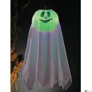 Fun World Happy Ghost Halloween Pop Open Light-Up Color Change 18" Hanging De...