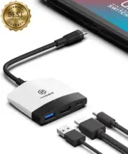 Switch Dock for Nintendo OLED, Portable Charging Station, HDMI, Type C Adapter